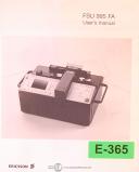 Wabash-Wabash MPI, 998 Hydraulic Press, Operation and Installation Manual Year (1995)-#998-06